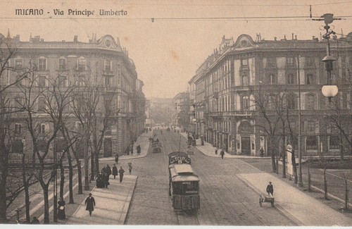 Carte postale milano via - carte,