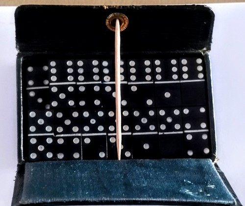 Jeu domino vintage - domino,