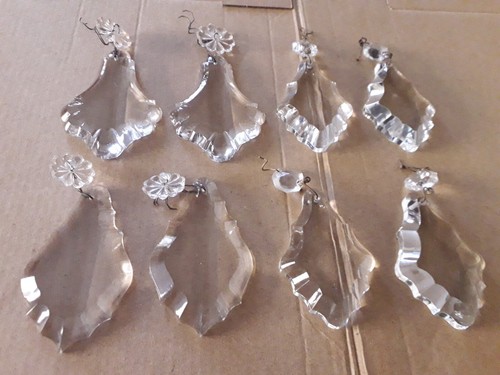 Lot pampilles en cristal - de,