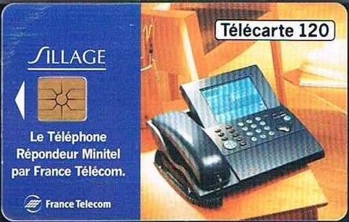 Telecarte sillage telephone - telecarte, le