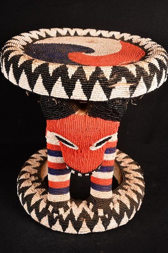 Tabouret bamoun ancien - tabouret,