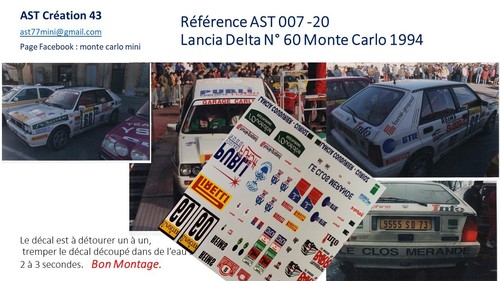 Decal lancia delta - 1, 43