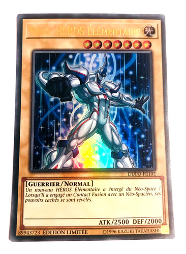 Carte yugioh néos - carte, heros