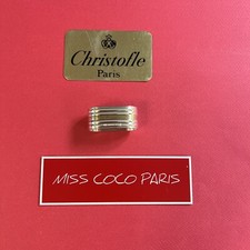 ROND DE SERVIETTE CHRISTOFLE ARIA DORÉ 5CM METAL ARGENTE TRÈS BEL ÉTAT