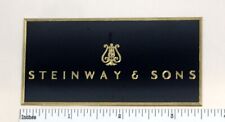 Steinway and Sons Custom Engraved Brass Plaque
