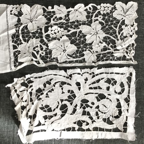 Bas aube ancien - xixè, broderie