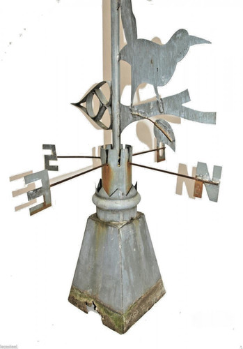 Girouette ancienne zing - girouette, en