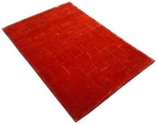 Tapis Népal Rouge Fait Main