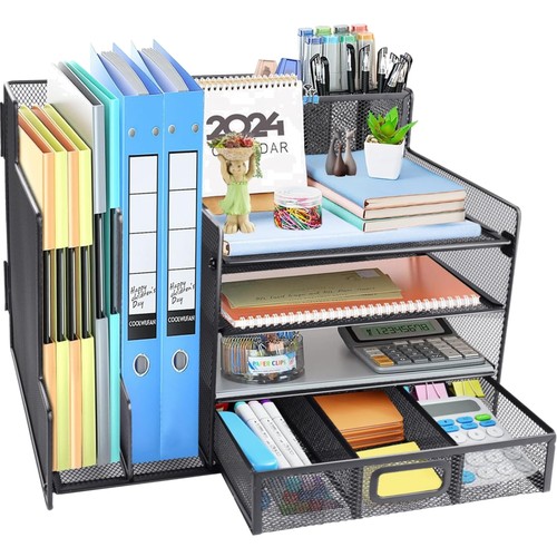 Organiseur bureau noir