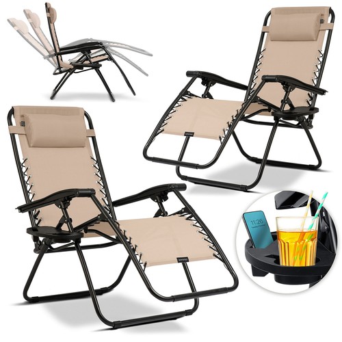 Chaise longue pliante - , de