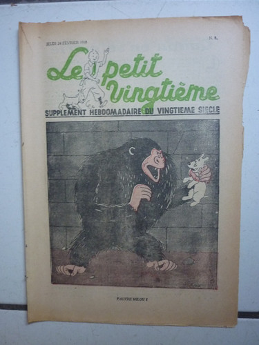 Tintin le petit vingtieme - tintin, /
