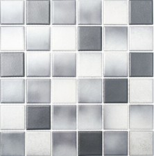 Mosaïque de Céramique Gris