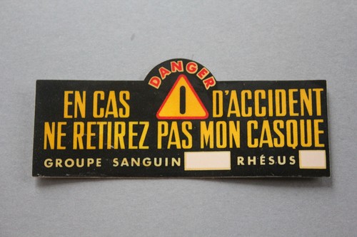 Ancien autocollant moto - nk,
