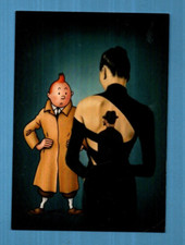 Carte postale TINTIN et la PIN UP. Carte 5. Collection Ole Ahlberg Editions 2018