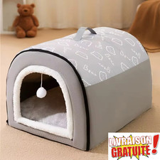 Panier chaud pour chat et petit chien Confort, douceur et design moderne