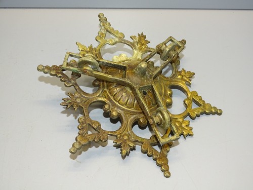 Ancien plafonnier bronze - plafonnier, en