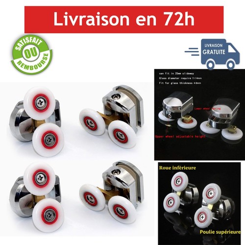 Roulettes doubles pour porte