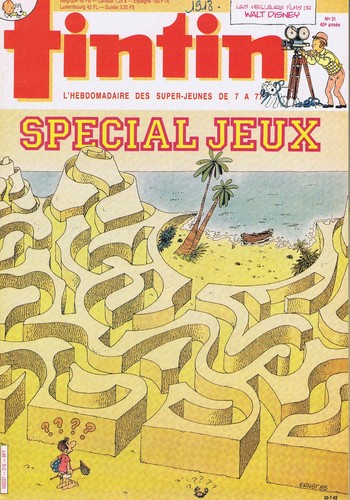 Journal tintin 516 1985 - tintin, n°516