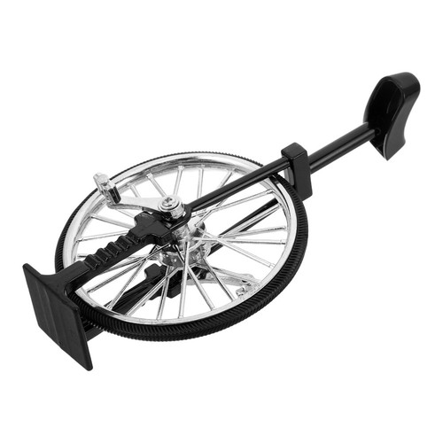 Black alloy mini unicycle - black,