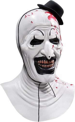 Masque blanc clown - blanc,