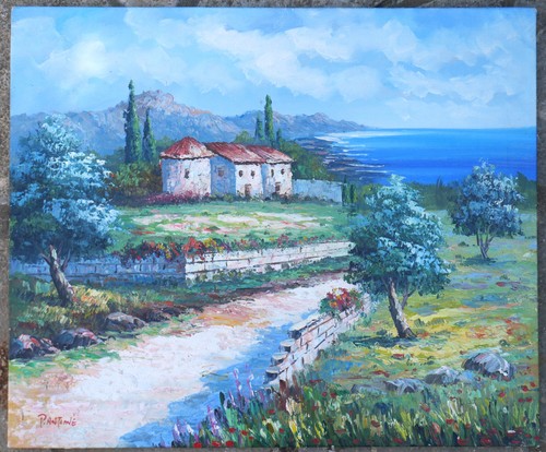 Tableau signé antoine - tableau, antoine: