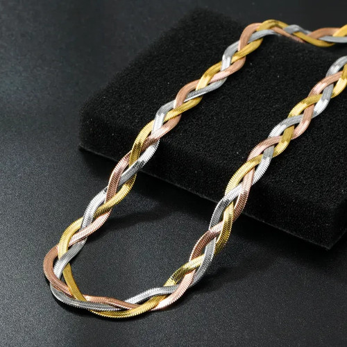 Collier femme tressé - ✨,