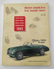 REVUE AUTOMOBILE ILLUSTREE 1952  illustrierte Automobil Revue