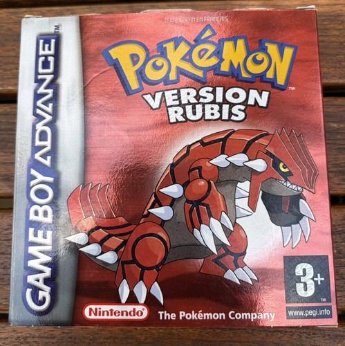 Pokémon version rubis gba - rubis,