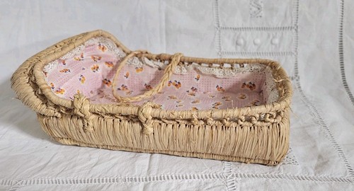 Ancien couffin osier pour - couffin,