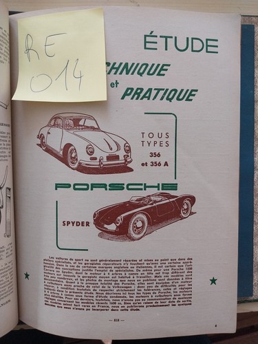 Revue technique porsche - technique,