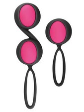 Set de boules de Geisha noires roses à billes amovibles - CC5260020010