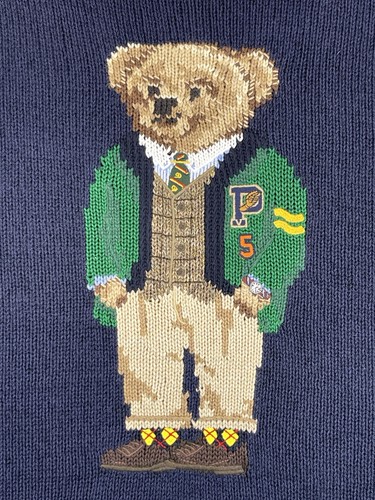 Pull polo bear preppy - polo, coton