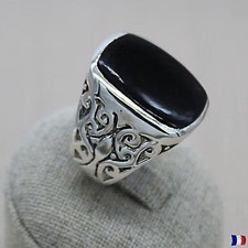 Bague chevalière homme argent