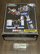 Takara Tomy Transformers Masterpiece MP-13 SOUNDWAVE Authentic + Amazon JP Bonus