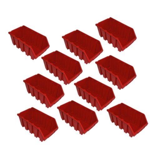10x rouge bacs - , de