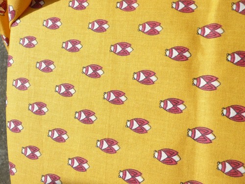 Tissu ancien vintage - tissu,