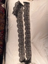 Guipure Dentelle Noire XIXe