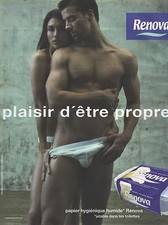 2001 RENEWA ADVERTISING ADVERTISEMENT Disposable Toilet Paper