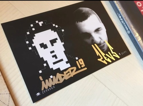 Space invader carte postale - space,