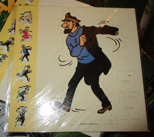 TINTIN SILHOUETTE PLV CARTON 2005 HADDOCK  parfait état