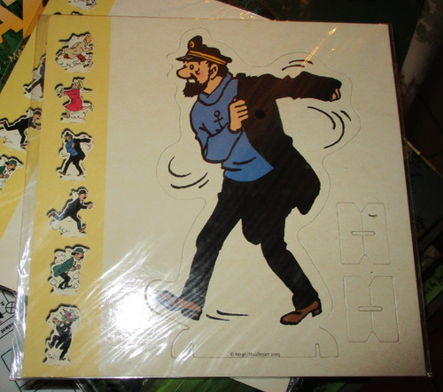 Tintin silhouette plv carton - silhouette,