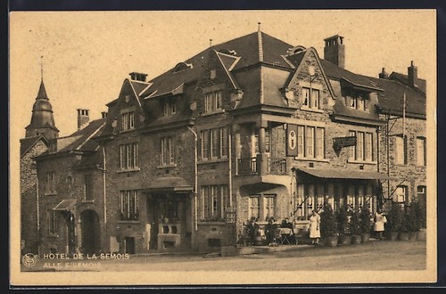 Cpa alle sur semois hotel - alle-sur-semois,, de