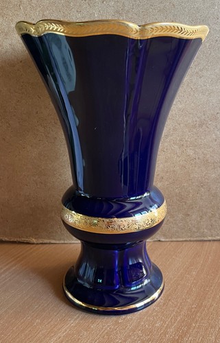 Vase bleu porcelaine - et,