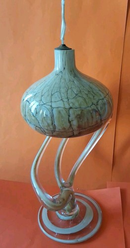 Lampe huile vintage verre - huile,