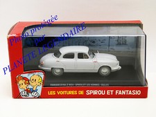 Miniature Cars SPIROU & FANTASIO Panhard Dyna Z 1954 Les Hommes-Bubles