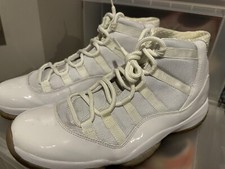 2010 NIKE AIR JORDAN XI 11 RETRO ANNIVERSARY WHITE  408201-101