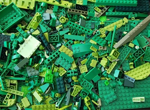 Lego vrac 250g - lego, verts