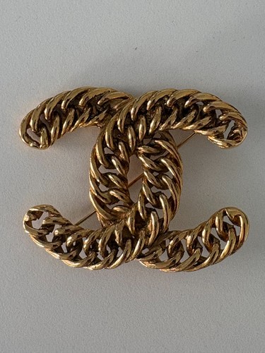 Broche chanel vintage - chanel, cc