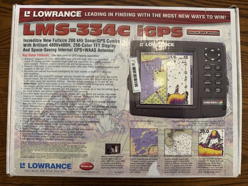 Nib lowrance lms 334c - igps, df