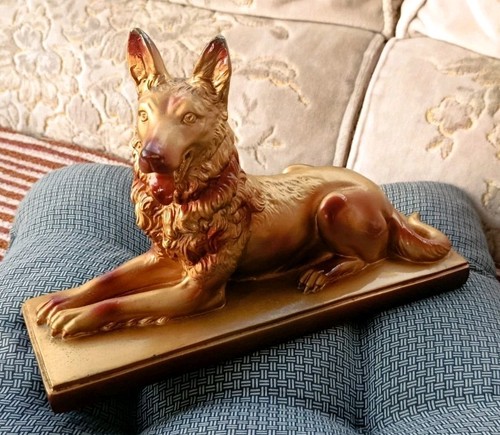 Belle statue chien - belle, berger
